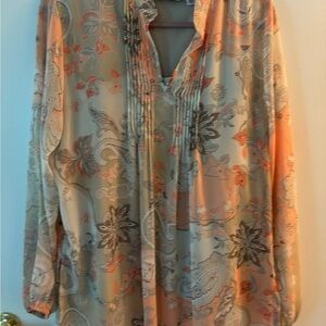 QVC Susan Graver, two piece tunic set, slight and breezy